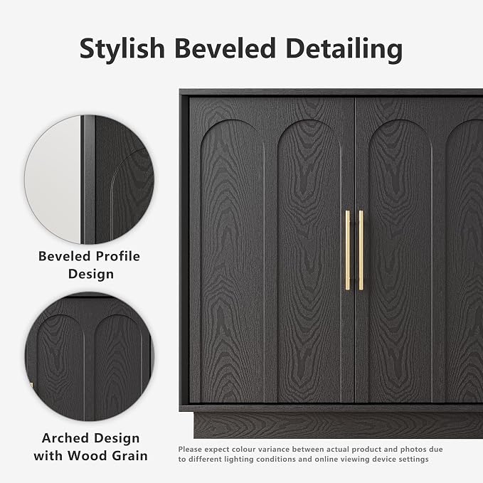 FORTUNETEC Sideboard Buffet Cabinet - Image 3