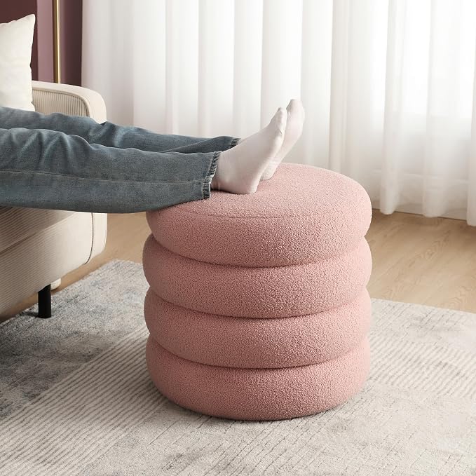 Flouki Round Ottoman, Ottomans - Image 2