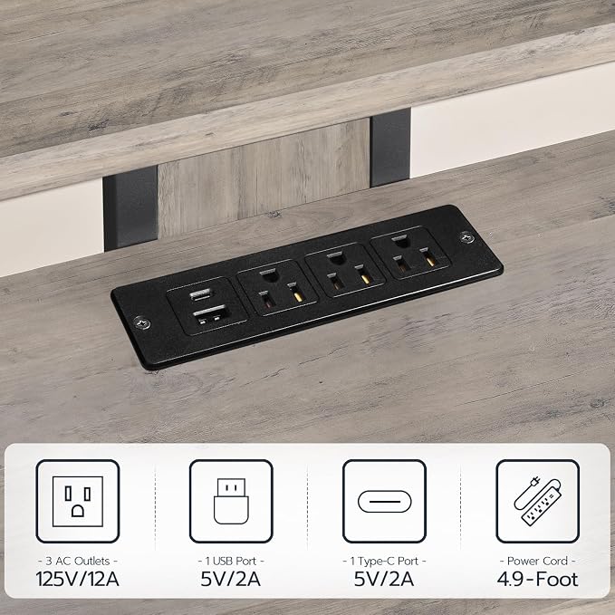 HOOBRO 4-Tier AV Media Stand, Media Console - Image 8