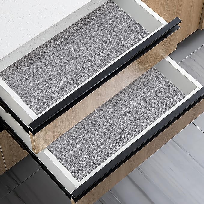 Grey Grasscloth Peel and Stick Wallpaper Faux Linen Textured Self Adhesive - Image 8