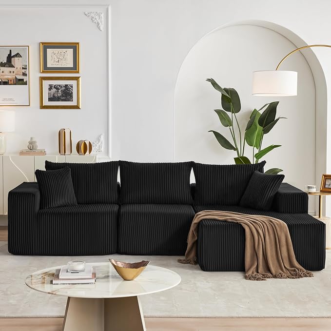 108” Modular Sectional Sofa, Cloud Sectional Couch - Image 2