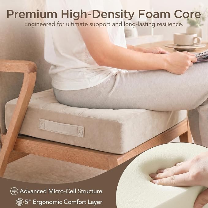 Codi Thick Replacement Couch Cushions, Upholstery Foam - Image 2