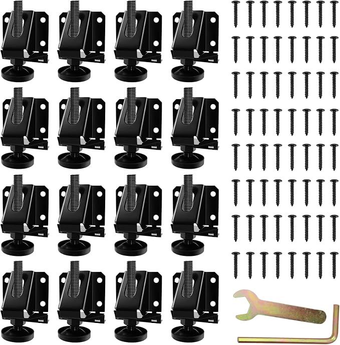 LOSCHEN 16 PCS Heavy Duty Adjustable Leveling Feet by LOSCHEN