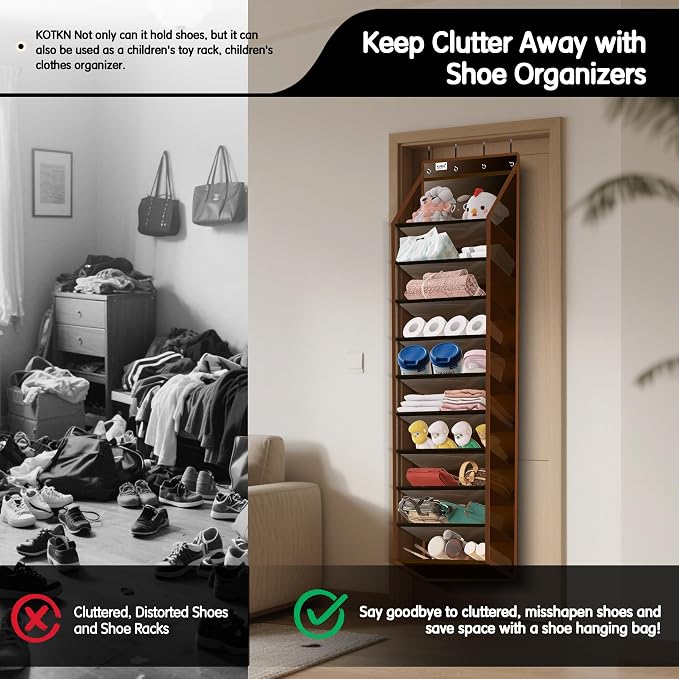 Kotkn 10 Tier Over The Door Organizer - Image 6
