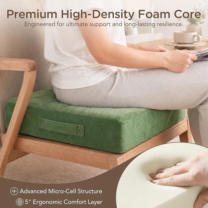 Codi Thick Replacement Couch Cushions 2 Sets, Upholstery Foam - Image 2