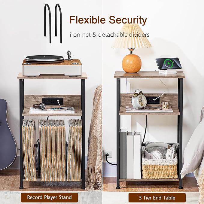AMHANCIBLE Record Player Stand - Image 5