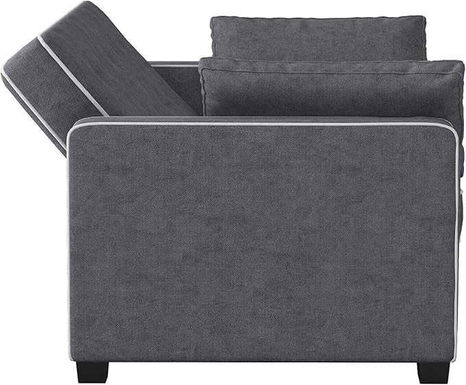 Serta Ainsley 66.5" Convertible Sleeper Loveseat, Full Size, Dreamcoil Comfort - Image 13