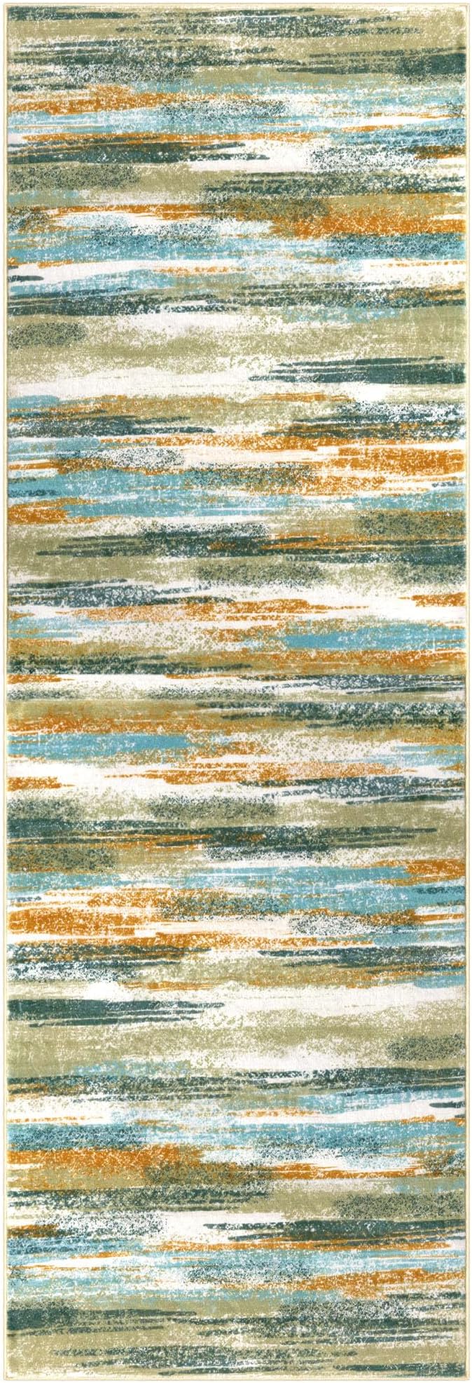 Lansny Modern Abstract Runner Rug 2x6 - Image 9