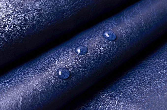 Wento Thick 2 Yard Faux Leather Fabric Soft Skin Grain PU Leather - Image 6