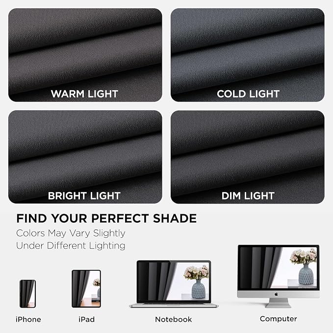 Joydeco Blackout Curtains 63 Inch Length 2 Panels Set, Thermal Insulated Long - Image 8