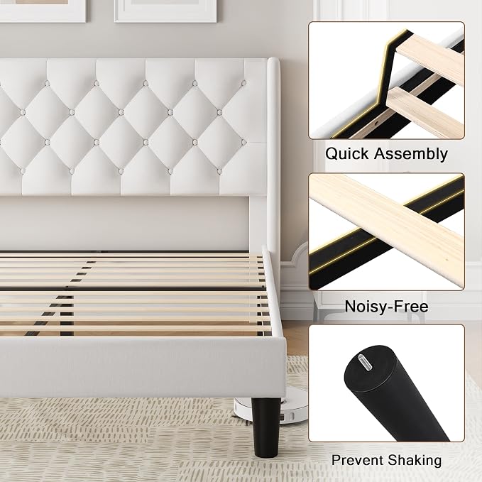 Einhomn Full Size Platform Bed Frame - Image 6