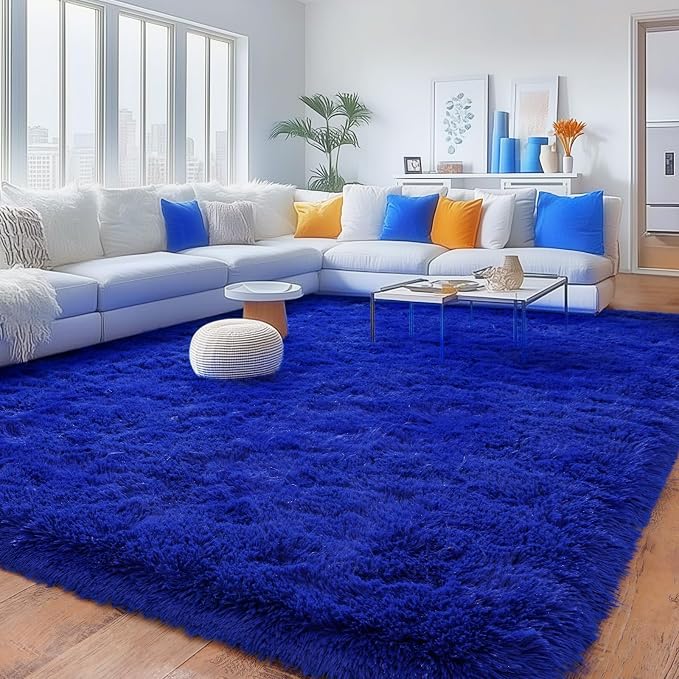 Rugs for Living Room 5x7, Soft Shaggy Modern Shag Area Rug for Bedroom - Image 9