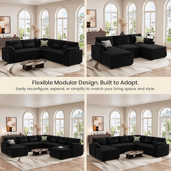 Belffin Large Modular Sectional Sofa - Image 5