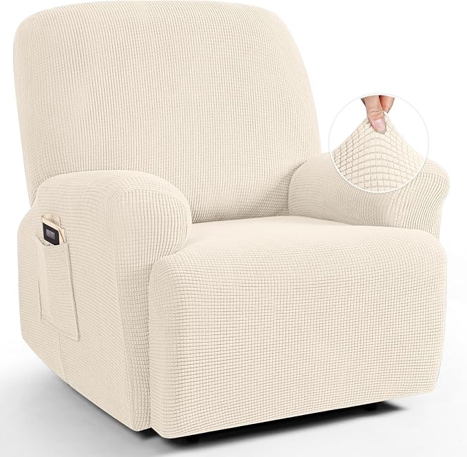 TAOCOCO Oversized Recliner Chair Covers, 1 Seater Streach Recliner Covers Soft by TAOCOCO