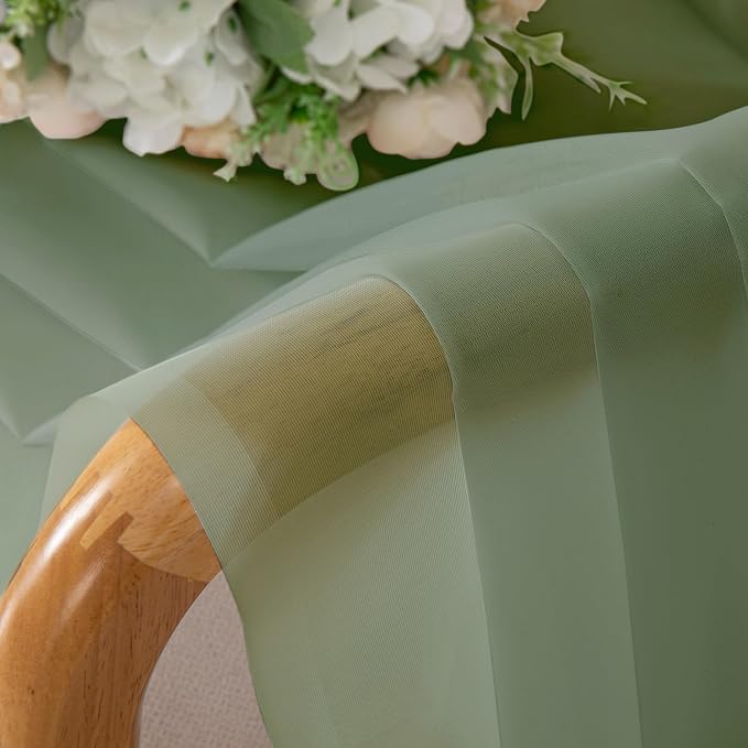 Simplebrand Sheer Curtains 72 Inches Long 2 Panels - Image 7