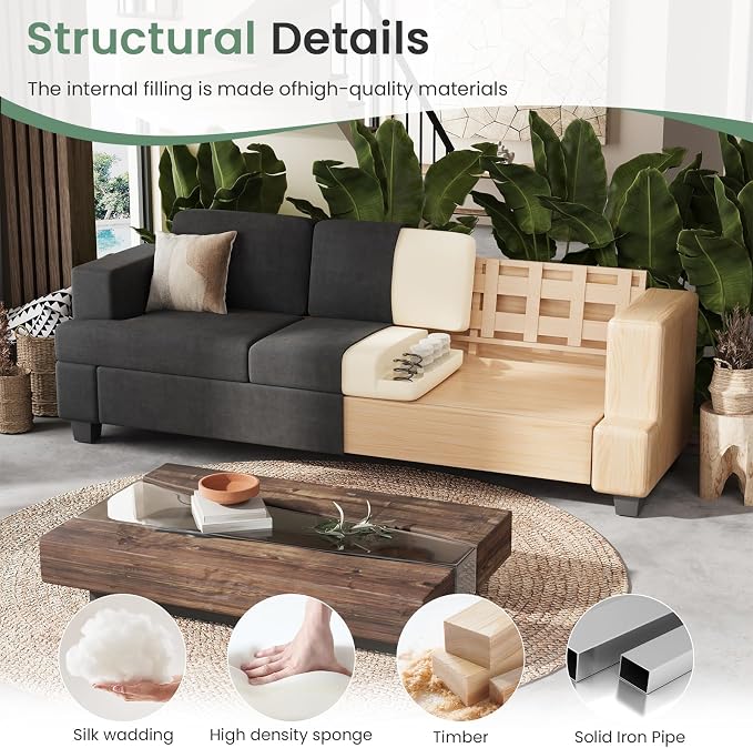 YOUDENOVA Sofa, Modern Comfy Couches - Image 6