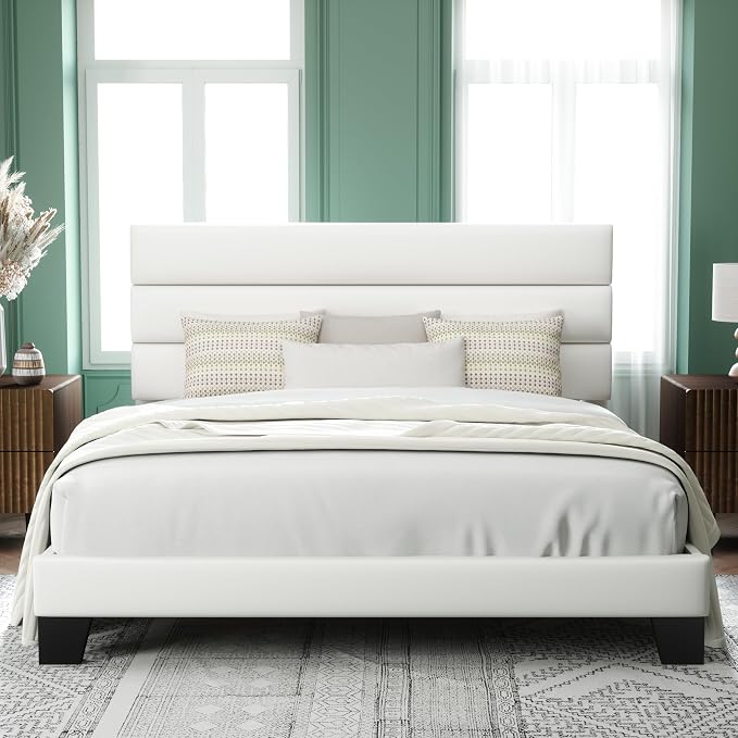 Allewie King Size Platform Bed Frame by Allewie