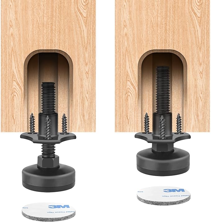 Anwenk Adjustable Leveling Feet Furniture Levelers Table Feet Heavy Duty Leg - Image 3