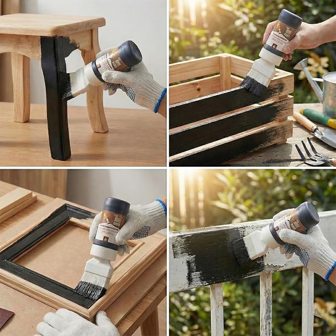 Black Paint, Touch-Up Paint for Furniture, No Sanding, Fast Drying, Water Based - Image 2