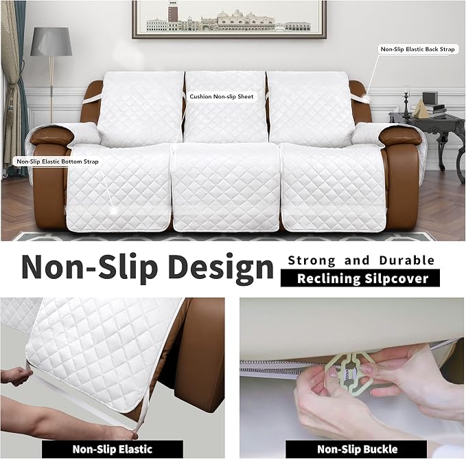 Easy-Going Recliner Sofa Cover, Reversible Couch Cover - Image 4