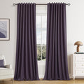 Guken 100% Blackout Curtains 96 Inch Length 2 Panels Set by Guken