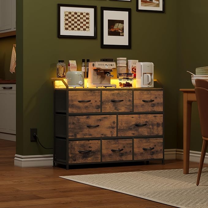 WLIVE Led Dresser for Bedroom, TV Stand for Bedroom - Image 4