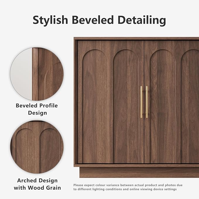 FORTUNETEC Sideboard Buffet Cabinet - Image 4