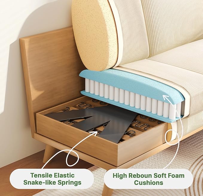 Vesgantti 68" Loveseat Sofa - Image 5