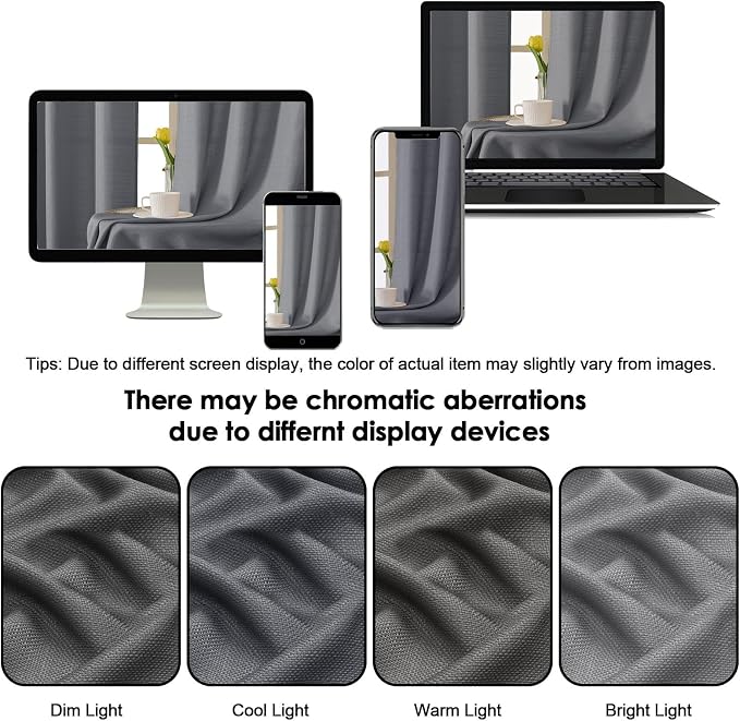 OWENIE Bob 1 PCS Dark Grey Valances - Image 8