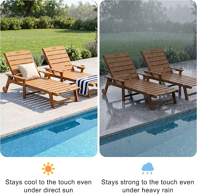 Outdoor Lounge Chair Set of 4 - Image 4
