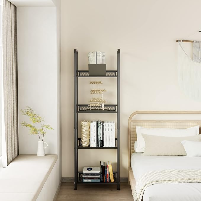 Bookshelf Vertical Storage Freestanding Storage Stand - Image 6