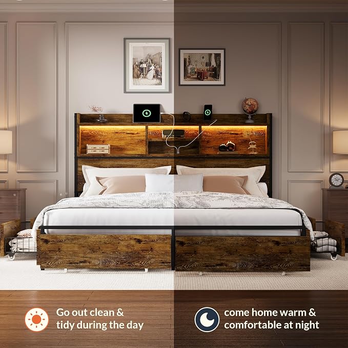 LARMACE Queen Size Bed Frame - Image 8