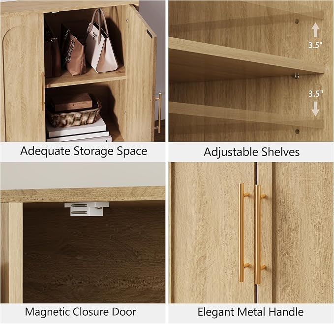 FORTUNETEC Sideboard Buffet Cabinet - Image 4