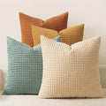 MIULEE Boho Farmhouse Decorative Pillow Covers 18x18 Inch Set of 4 Rustic by MIULEE