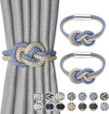 NICEEC 2 Pack Mini Magnetic Curtain Tiebacks Nordic Simple Style Drape Tie by NICEEC