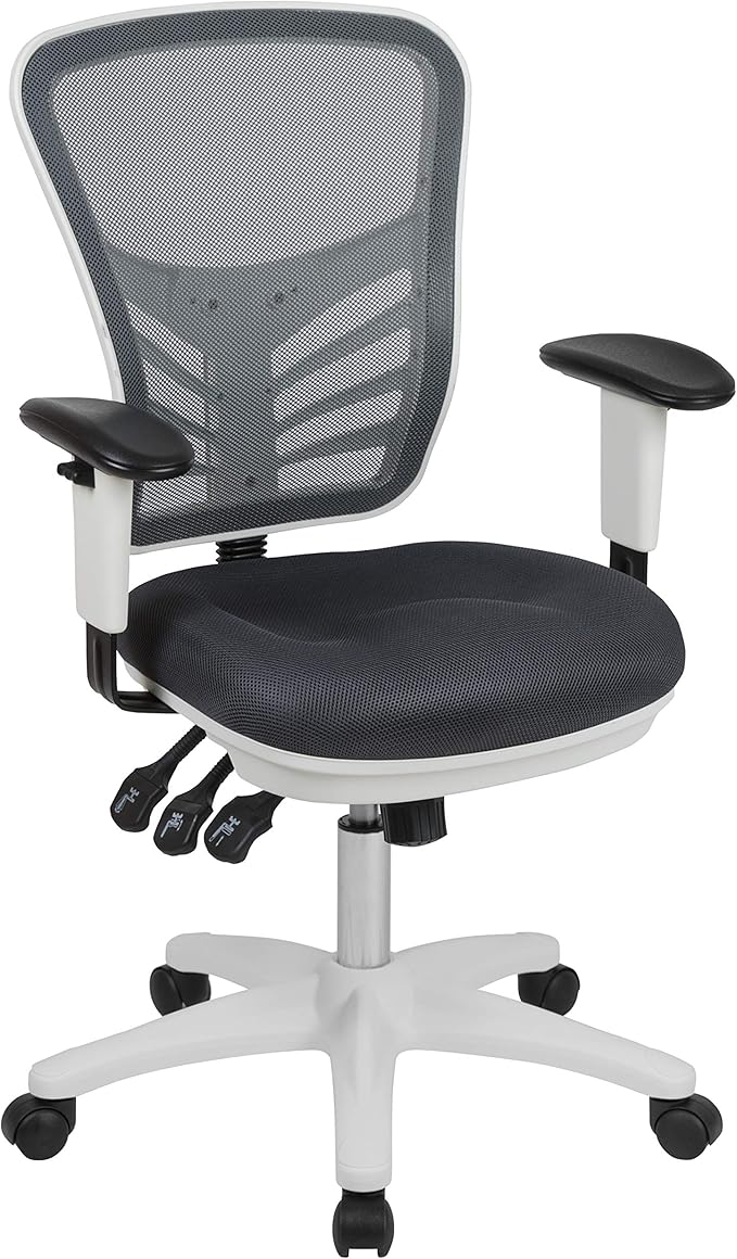 Flash Furniture Nicholas Mid-Back Swivel Office and Gaming Chair, Ergonomic by FlashFurniture