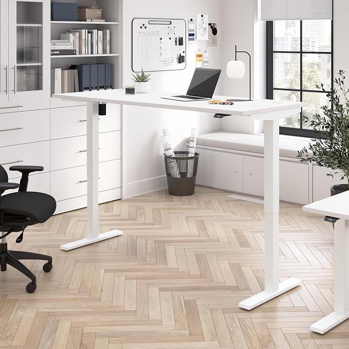 Bush Business Furniture 72-inch Electric Height Adjustable Standing Desk by BushBusinessFurniture