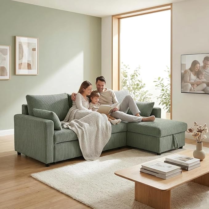 Queen Sleeper Sofa, Convertible Sofa Bed - Image 9