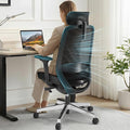 ErgoSift M2 Office Chair Ergonomic Desk Chair High-Back Mesh Desk Chair by ErgoSift