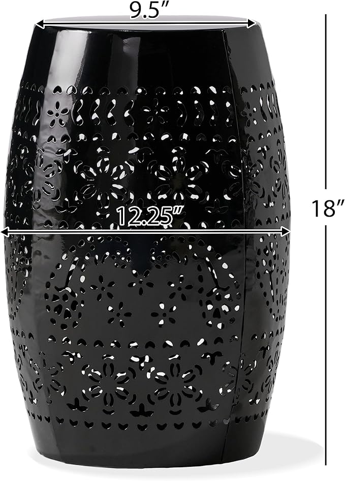 Christopher Knight Home Ruby Outdoor 12" Iron Side Table - Image 3