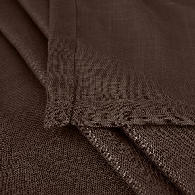 BGment Linen Curtains 40 Inch Length - Image 8