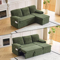VINGLI Green Convertible Futon Sofa Bed, Sleeper Sofa by VINGLI