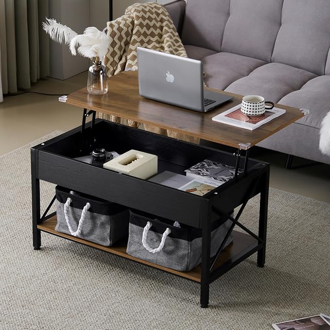 VINGLI 36" Lift Top Coffee Table by VINGLI