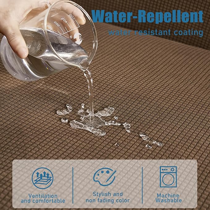 Water Repellent Single Seat Cushion Cover, Replacement Chair/Sofa Cushion - Image 4