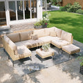 Aoxun 8-Piece Patio Furniture Set, Wicker Outdoor Furniture by Aoxun