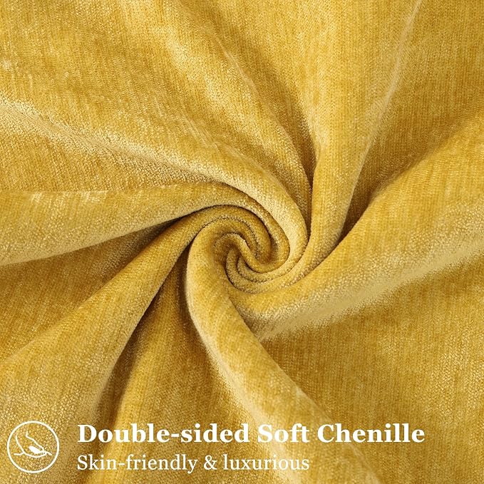 decorUhome Summer Couch Euro Sham Throw Pillow Covers 22x22 Set of 2, - Image 8