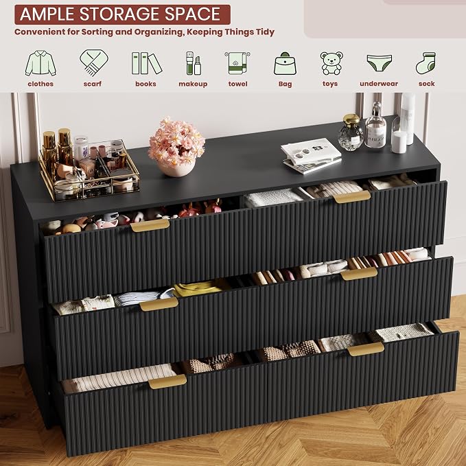 Garvee 6 Drawers Dresser for Bedroom - Image 7