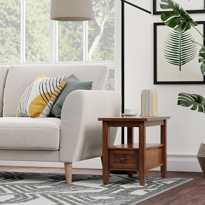 SIMPLIHOME Warm Shaker End Table - Image 2