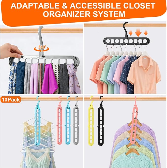 HEYHOUSE Closet Organizers and Storage, College Dorm Room Essentials - Image 6