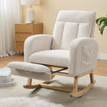 NIOIIKIT Nursery Rocking Chair, Corduroy Upholstered Rocking Chair by NIOIIKITFURNITURE